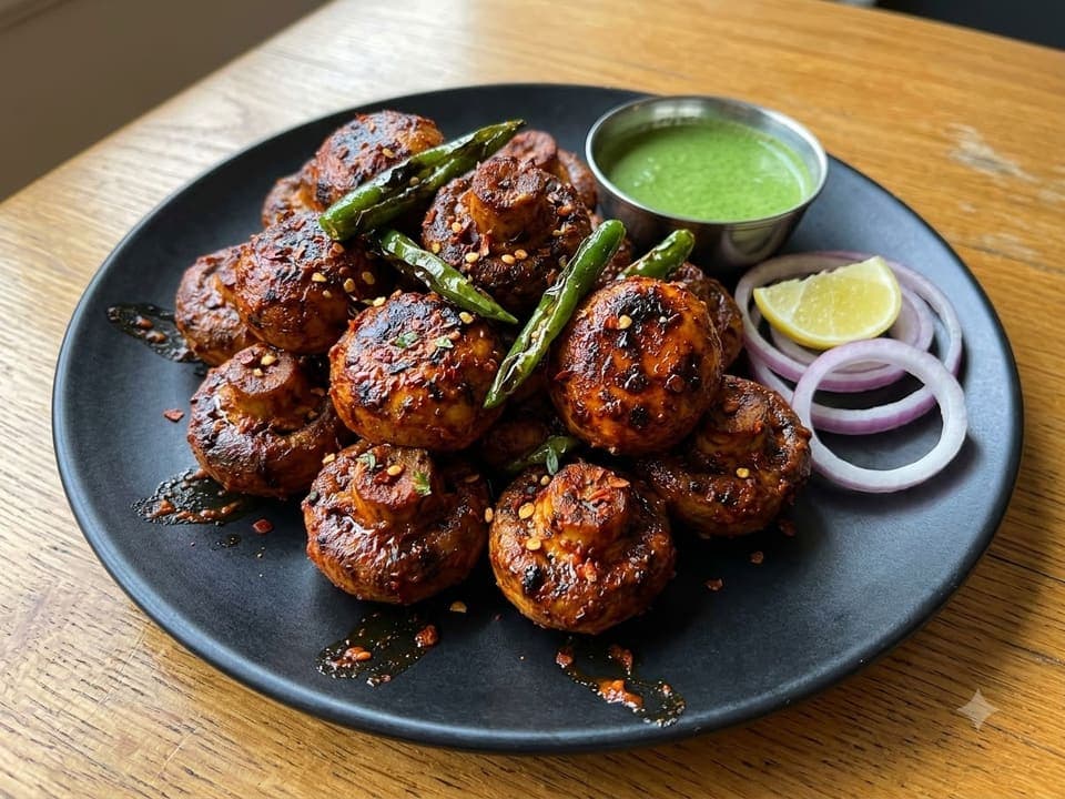 Full Spicy Mushroom Tikka