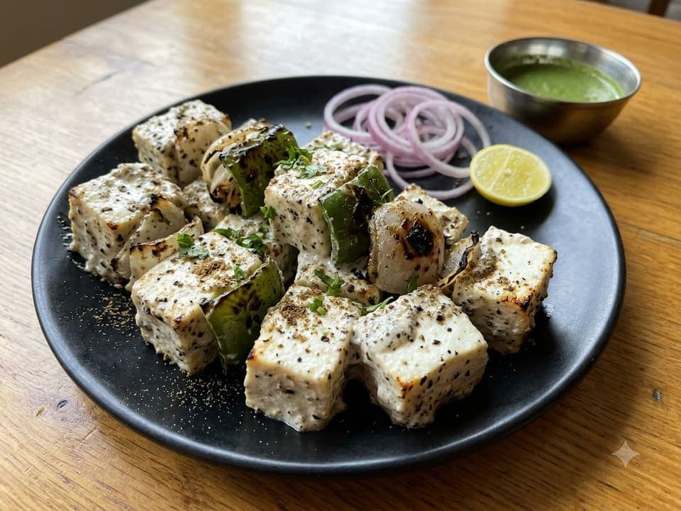 Paneer Kali Mirch Tikka