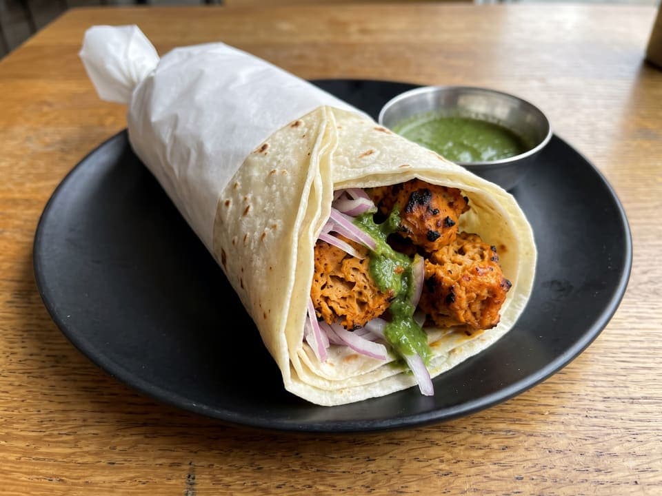 Masala Chaap Roll