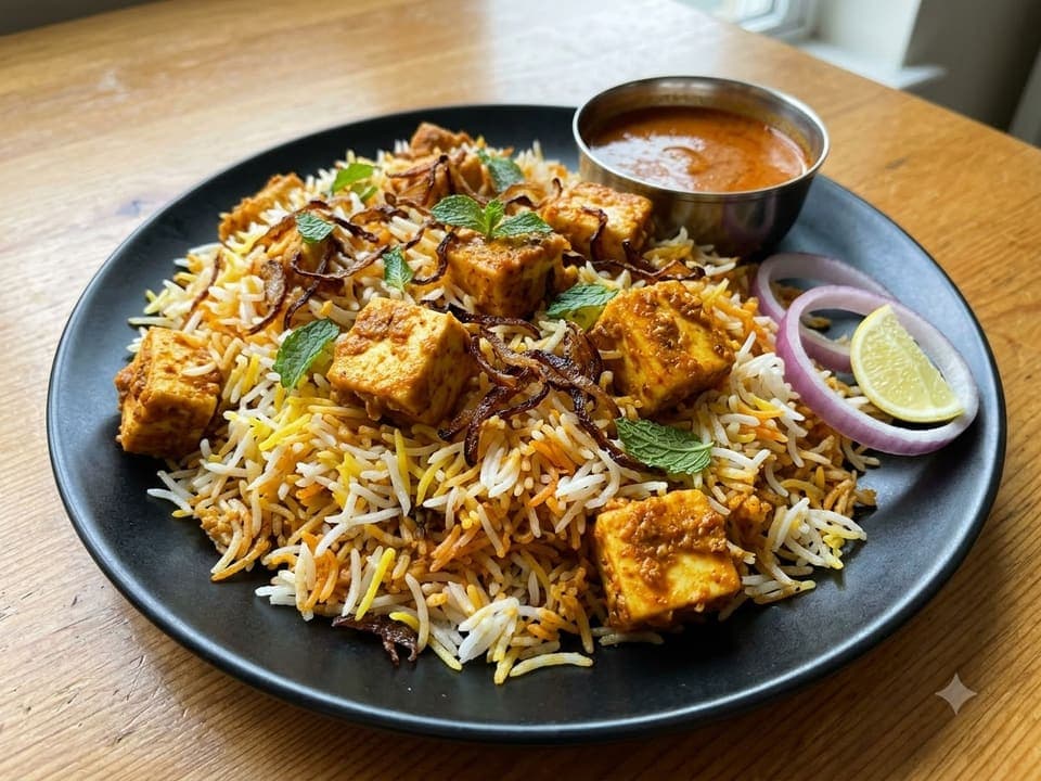 Masala Paneer Biryani