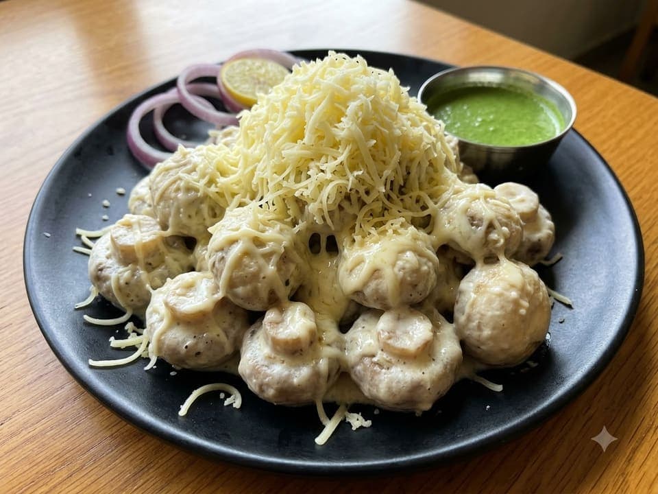 Mushroom with Cheese