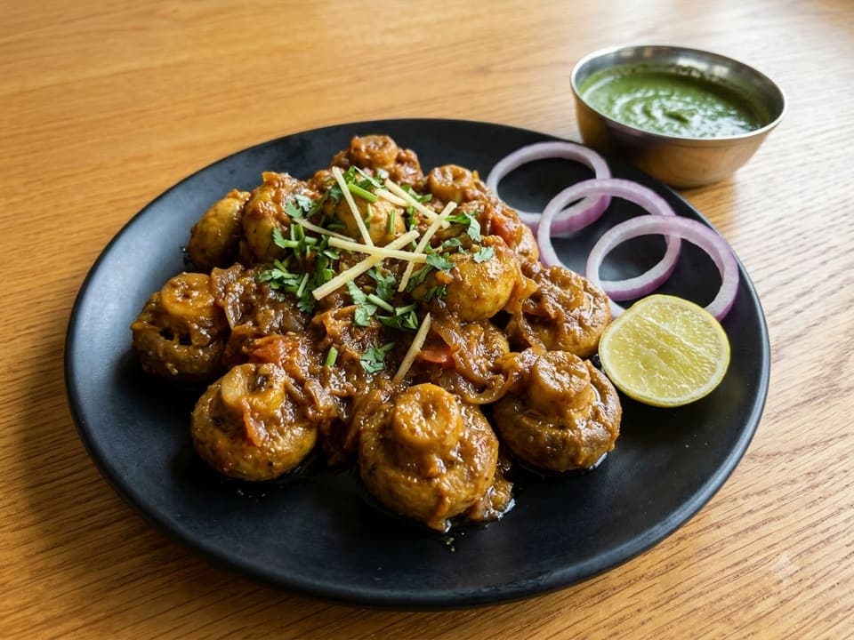Punjabi Masala Mushroom