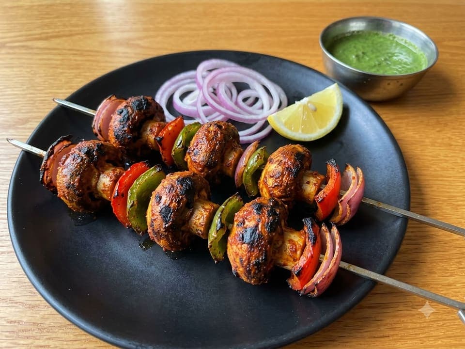 Tandoori Mushroom Tikka